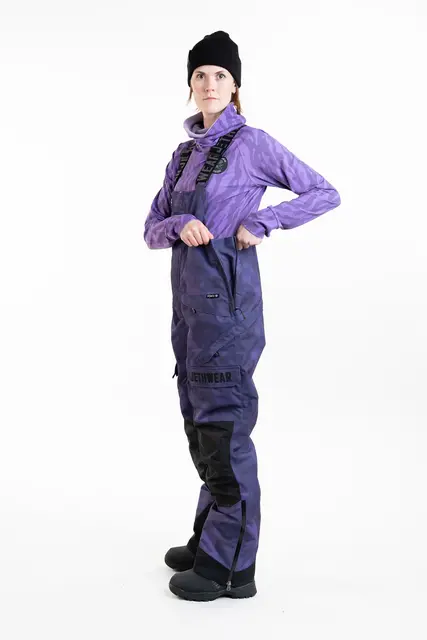 Jethwear - W's Treeline BIB-Bukse, 60g Purple 