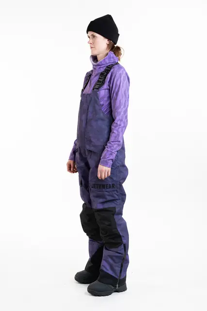 Jethwear - W's Treeline BIB-Bukse, 60g Purple 