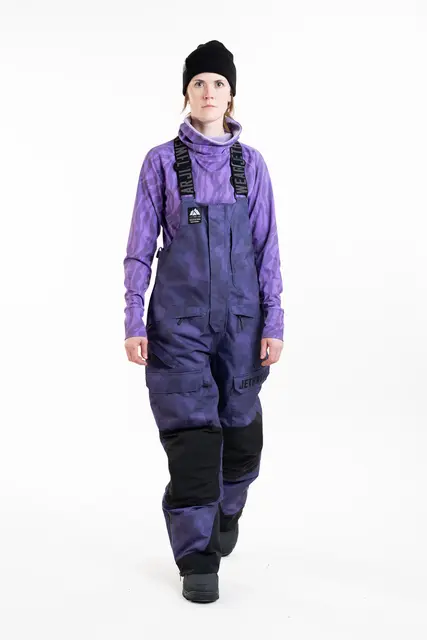Jethwear - W's Treeline BIB-Bukse, 60g Purple 
