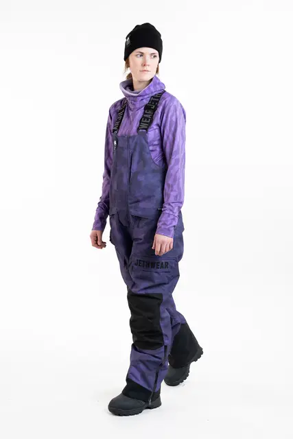 Jethwear - W's Treeline BIB-Bukse, 60g Purple 