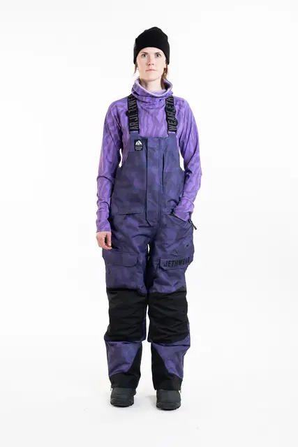 Jethwear - W's Treeline BIB-Bukse, 60g Purple 