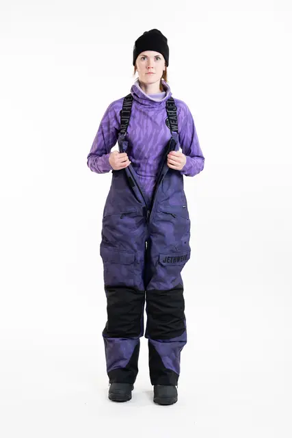Jethwear - W's Treeline BIB-Bukse, 60g Purple 