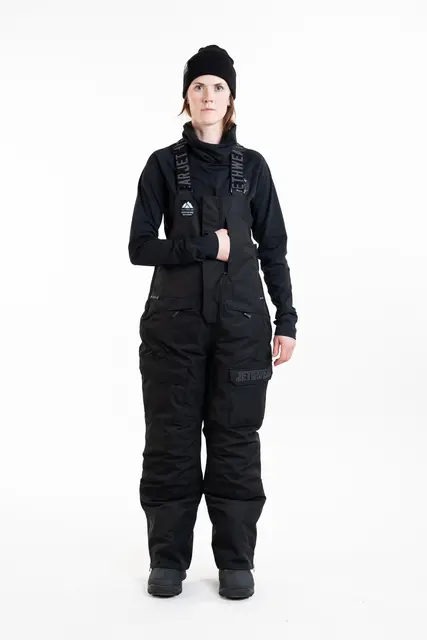 Jethwear - W's Treeline BIB-Bukse, 60g Black 