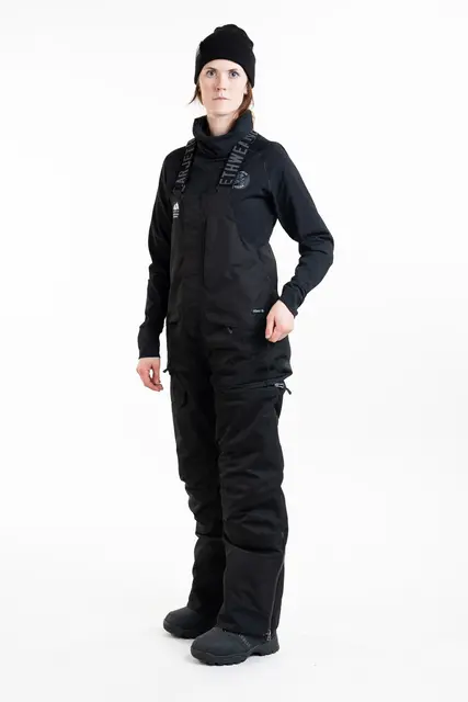 Jethwear - W's Treeline BIB-Bukse, 60g Black 