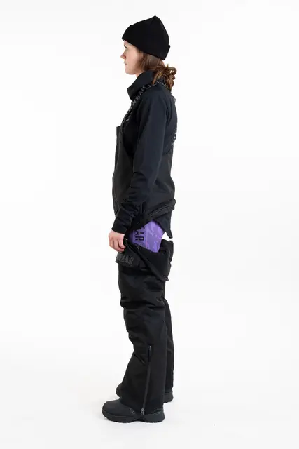 Jethwear - W's Treeline BIB-Bukse, 60g Black 