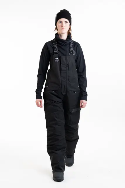 Jethwear - W's Treeline BIB-Bukse, 60g Black 