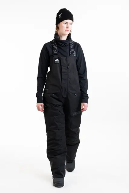 Jethwear - W's Treeline BIB-Bukse, 60g Black 