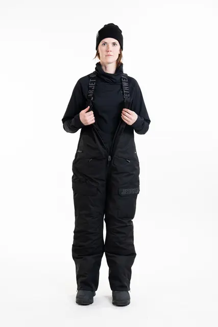 Jethwear - W's Treeline BIB-Bukse, 60g Black 