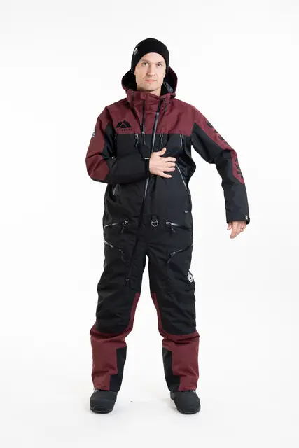 Jethwear - The One V2  Skall Black/Burgundy 