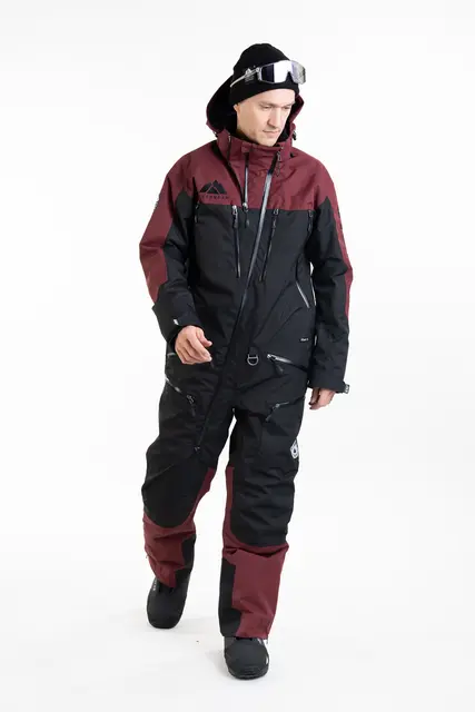 Jethwear - The One V2  Skall Black/Burgundy 