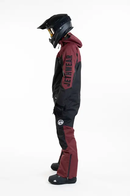Jethwear - The One V2  Skall Black/Burgundy 