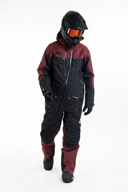 Jethwear - The One V2  Skall Black/Burgundy 