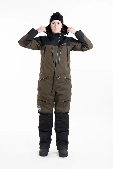 Jethwear - W's Venture Suit  - SAFE Olive/Pink 