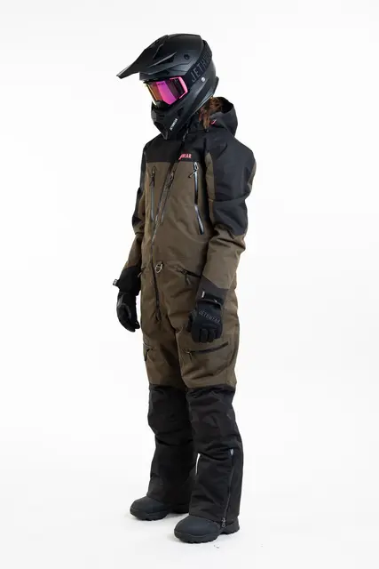 Jethwear - W's Venture Suit  - SAFE Olive/Pink 