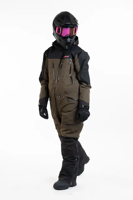 Jethwear - W's Venture Suit  - SAFE Olive/Pink 
