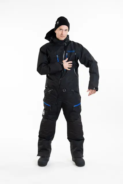 Jethwear - M's Venture Suit - SAFE Black/Cobalt 