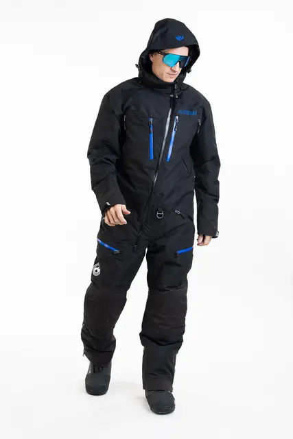 Jethwear - M's Venture Suit - SAFE Black/Cobalt 