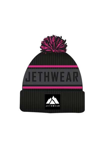 JW PomPom Lue, Black/Pink Black/Pink, One size 