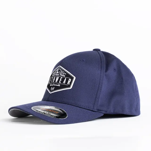 JW  - FlexFit Cap  Rooted Navy/White 