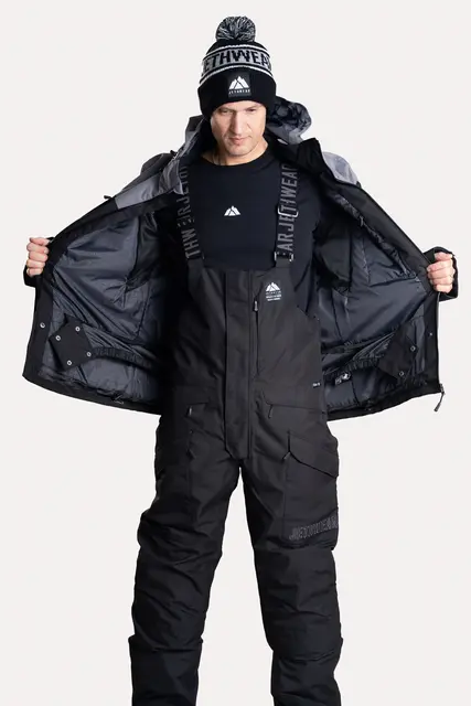 Jethwear - Venture Jakke, SAFE Black/Grey/Yellow, Safe 