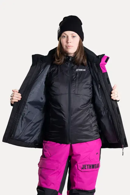Jethwear - Adapt Jakke , 3in1 Black/Flower  3in1 