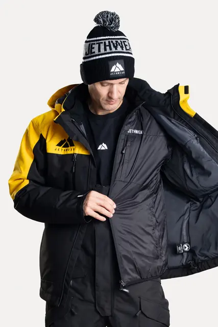 Jethwear - Adapt Jakke , 3in1 Black/Spectral Yellow  3in1 