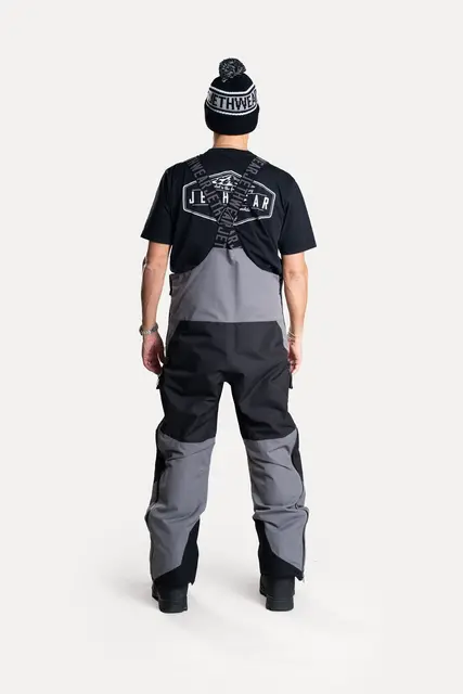 Jethwear M's Treeline Bib Pant Black/Grey  Shell 60g 