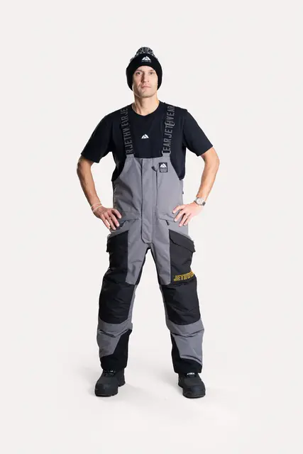 Jethwear M's Treeline Bib Pant Black/Grey  Shell 60g 