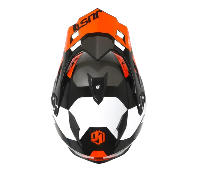 Just1 J34 Pro Crosshjelm - Tour Orange/Sort