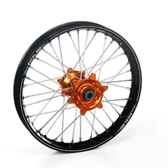 Haan Bakhjul A60 19x2,15 - KTM/HQ, 25mm Svart A60 Ring, Oransje Nav