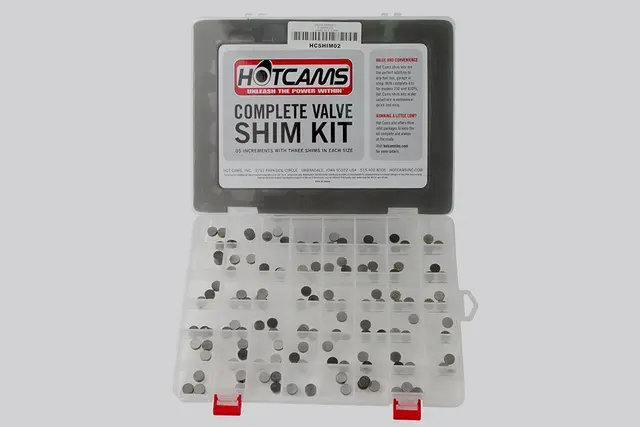Hot Cams Shims-sett, 1.20-3.50mm, 9.48mm 141 shims 