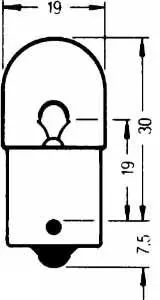 Lysp&#230;re - 12V, 10W Sokkel: BA15s