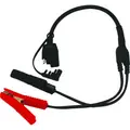 MotoBatt Lade- og Testkabel Med alligatorklemmer