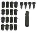 MSA Hjulmutter Sort - M12x1.5 24 stk Gorilla Black, Installasjonssett