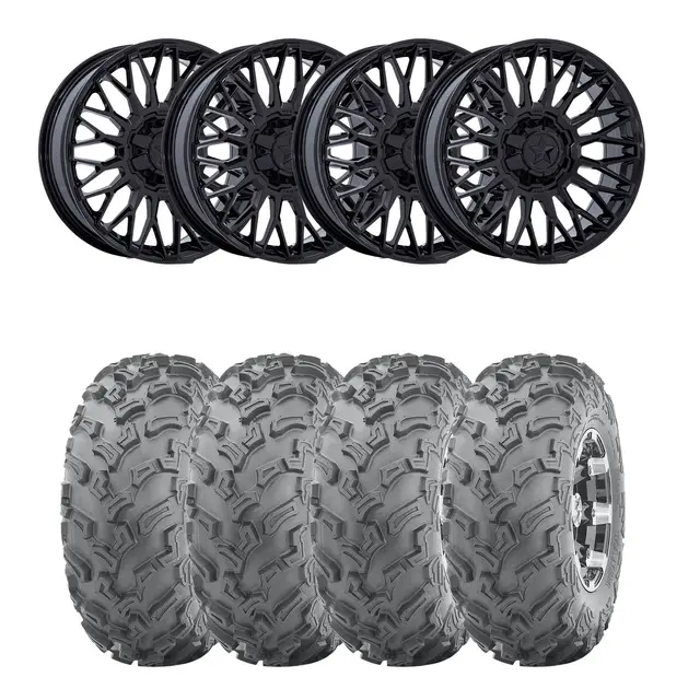 Hjulpakke 26 - Polaris 4x4 Wanda P3006,MSA M50 Clubber Sort B,+10 