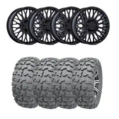 Hjulpakke 33 - Polaris 4x4 Wanda P3036, MSA M50 Clubber Sort B,+10