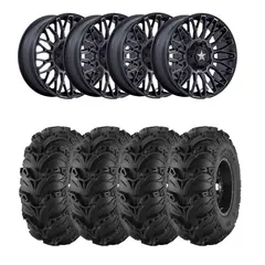 Hjulpakke 38 - Polaris 4x4 Mud Lite 2, MSA M50 Clubber Sort M,+10