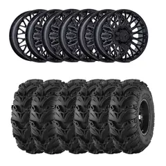 Hjulpakke 46 - Can-Am 6x6 Mud Lite 2, MSA M50 Clubber Sort B,+10mm