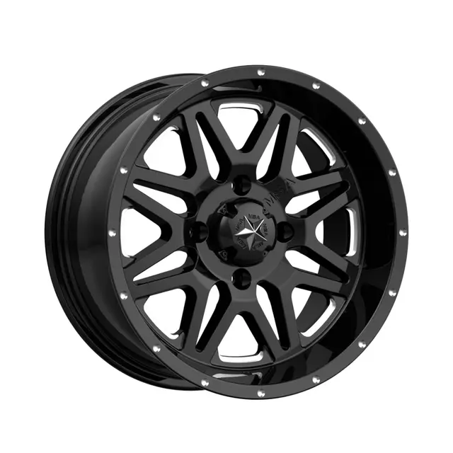 Hjulpakke 86 - Polaris 4x4 - 27"/14'' Wanda P3036 E4,  M26 Vibe - Sort 