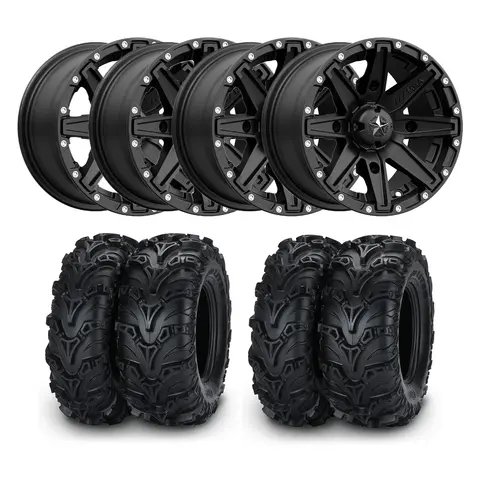 Hjulpakke 87 - Polaris 4x4 ITP Mud Lite 2 E4, MSA M33 Clutch, +10mm