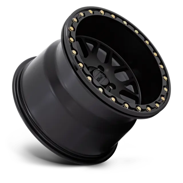 KMC KS235 - 15X6 4/137, +38 ATV/UTV - Matt Sort, Beadlock 