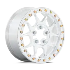 KMC KS437 - 15X6 5/114,3 +50 ATV/UTV Felg - Rå Aluminium, Beadlock