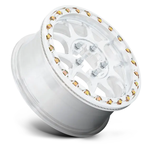 KMC KS437 - 15X6 5/114,3 +50 ATV/UTV Felg - Rå Aluminium, Beadlock 