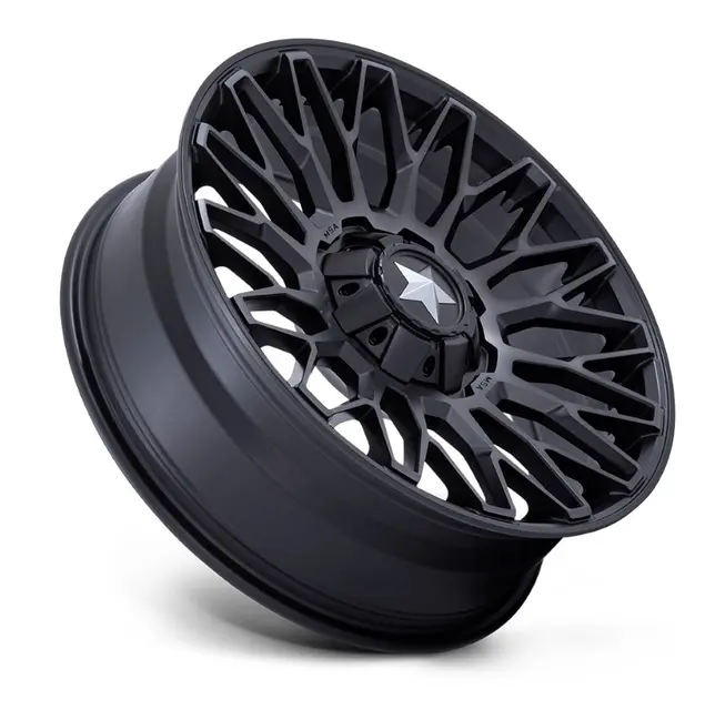 MSA M50 Clubber 15x7 - 4/137, +10mm ATV/UTV Felg - Sort Matt 