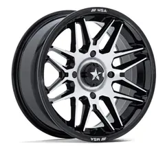 MSA M52 Radar UTV 4x110, 86.00,+10, SBM ATV/UTV Felg - Sort Blank/Maskinert