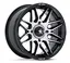 MSA M52 Radar UTV 15x7, 5/4.5, +10 Sort Blank/Maskinert, 5-bolt