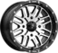 MSA M38 Brute 14x7 - 4/110, +10mm ATV/UTV Felg - Maskinert/Sort