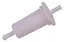 Bensinfilter 6/8mm, 1/4" og 5/16'' Lengde 110mm, OD: 37,8mm, 28 Micron