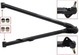 A-Arm - Arctic Cat, Nedre H&#248;yre- Sort