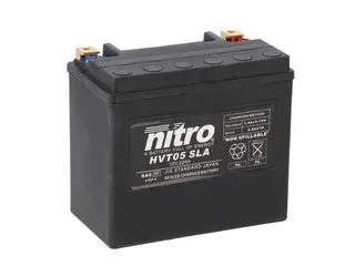 Nitro HVT 05 Batteri Vedlikeholdsfritt 12V, 22Ah, 173x98x155, Forsegl. AGM GEL